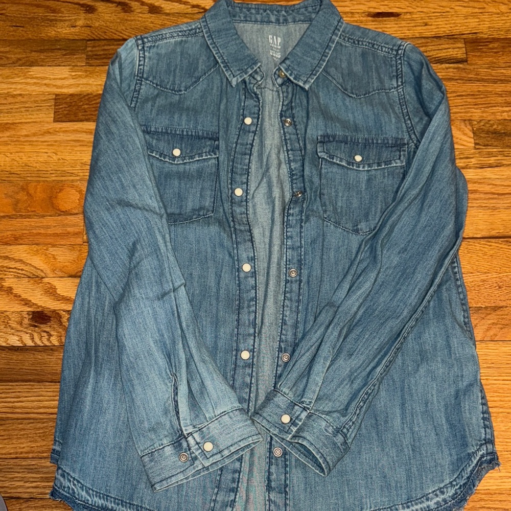 GAP Classic Blue Denim Shirt